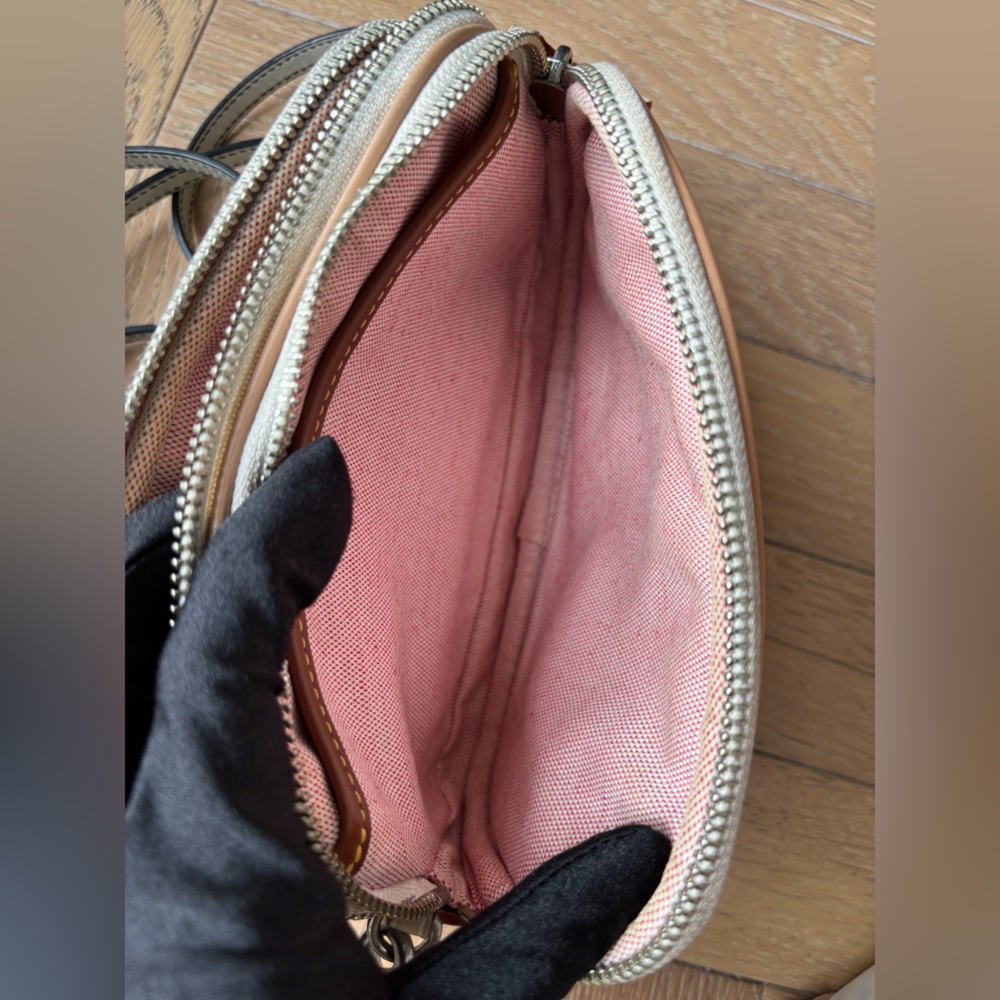COACH Crossbody Clutch With Embossed Rocket Shuttle - Picture 9 of 16